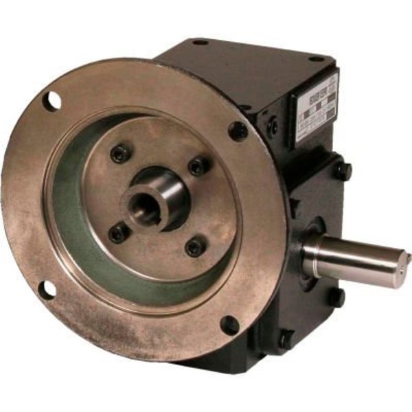 Worldwide Electric Worldwide Cast Iron Right Angle Worm Gear Reducer 60:1 Ratio 56C Frame HdRF175-60/1-R-56C